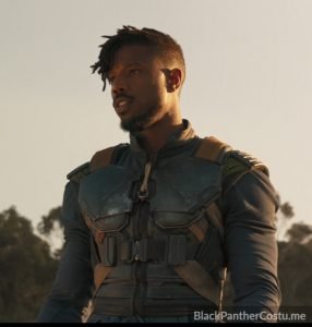Black Panther Erik Kill monger Leather Vest - The Movie Fashion